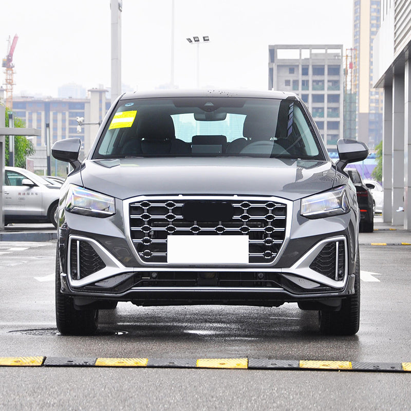 2021-2023 For Audi Q2 SQ2 Front Bumper Down Grille Honeycomb Style Fog Light Grilles