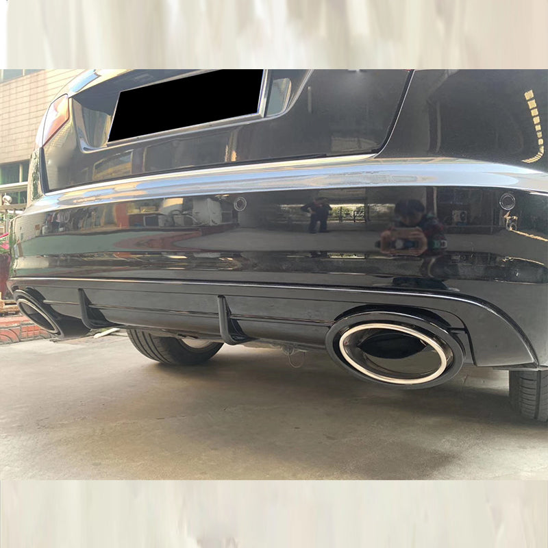 2009-2011 For Audi A6 S6 C6 Non S Line Rear Diffuser With Tailpipe Exhaust Tips