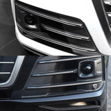 2016-2019 For Audi Q7 SQ7 4M Front Bumper Down Grille Honeycomb Style Fog Light Grilles
