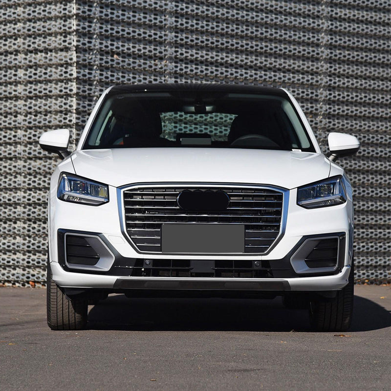 2018-2020 For Audi Q2 SQ2 J11 Front Bumper Down Grille Honeycomb Style Fog Light Grilles