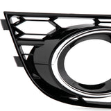 2008-2012 For Audi A4 S4 B8 Front Bumper Down Grille Honeycomb Style Allroad Fog Light Grilles