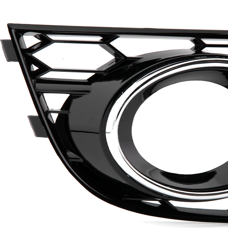 2008-2012 For Audi A4 S4 B8 Front Bumper Down Grille Honeycomb Style Allroad Fog Light Grilles