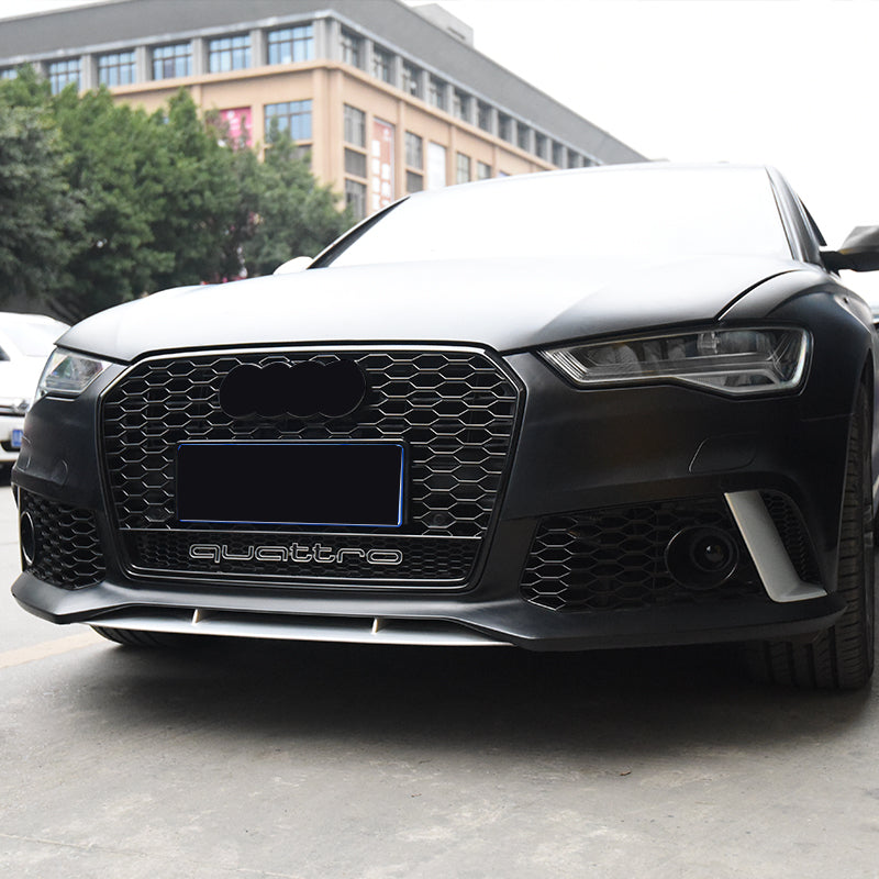 2016-2018 For Audi A6 S6 C7.5 RS6 Honeycomb Grille With Lower Mesh