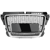 2008-2012 For Audi A3 S3 8P.5 8PA RS3 Style Honeycomb Grille with lower mesh