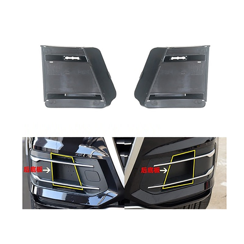 2016-2019 For Audi Q7 SQ7 4M Front Bumper Down Grille Honeycomb Style Fog Light Grilles