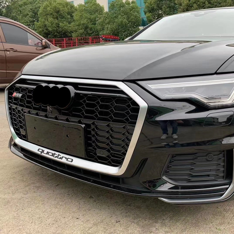 2019-2025 For Audi A6 S6 C8 C8.5 RS6 Honeycomb Grille
