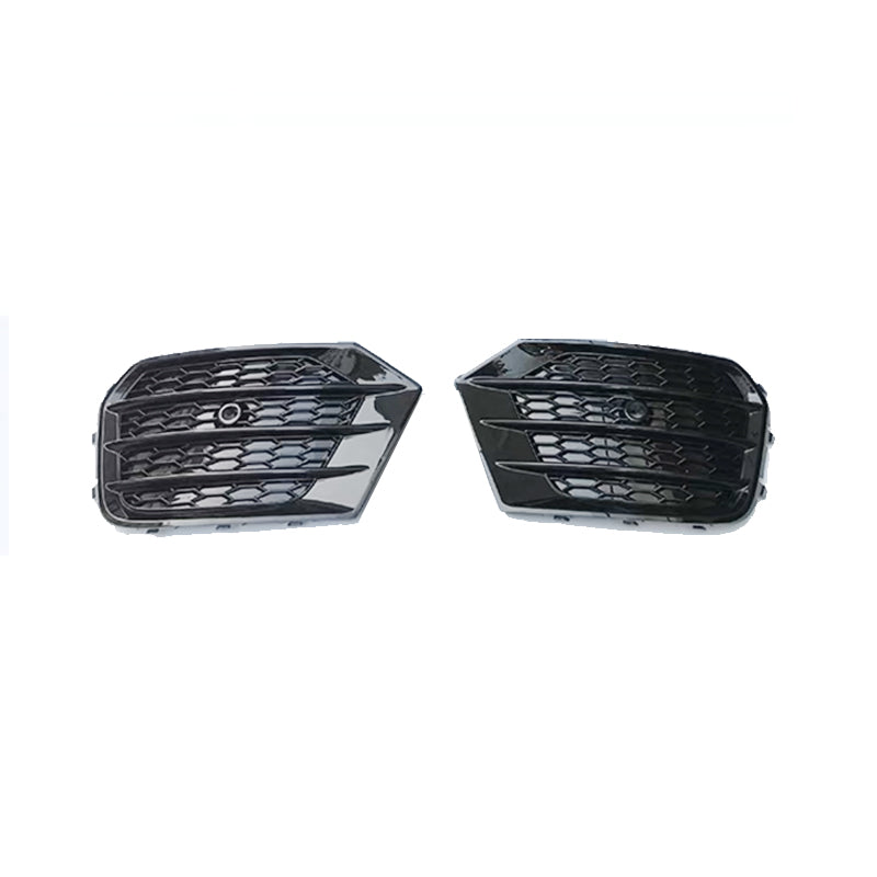2016-2019 For Audi Q3 SQ3 8U.5 Front Bumper Down Grille Honeycomb Style Fog Light Grilles