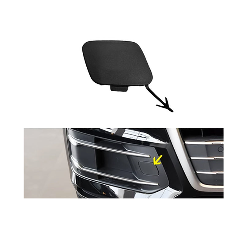 2016-2019 For Audi Q7 SQ7 4M Front Bumper Down Grille Honeycomb Style Fog Light Grilles
