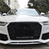 2016-2018 For Audi A6 S6 C7.5 RS6 Honeycomb Grille With Lower Mesh