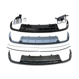 2016-2018 For Audi A6 S6 C7.5 Rear Diffuser With Tailpipe Exhaust Tips