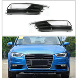 2013-2016 For Audi A3 S3 8V Front Bumper Down Grille Honeycomb Style Fog Light Grilles