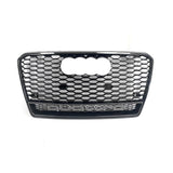 2009-2015 For Audi A7 S7 C7 RS7 Style Honeycomb Grille With Lower Mesh