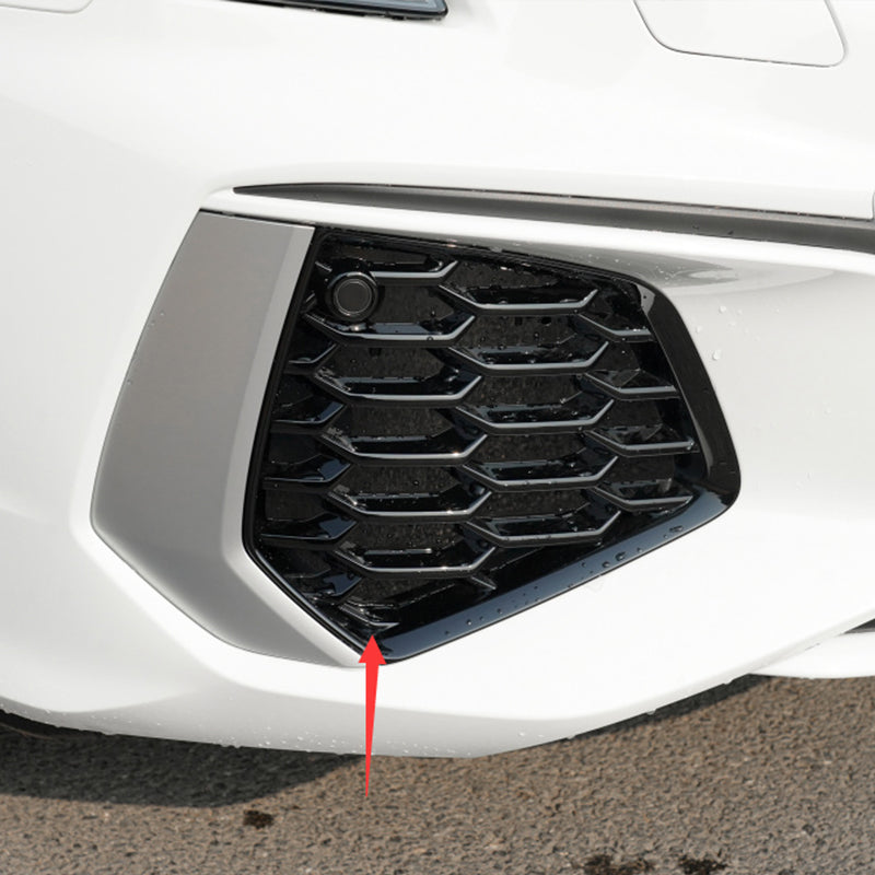 2020-2024 For Audi A3 S3 8Y Front Bumper Down Grille Honeycomb Style Fog Light Grilles