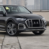 2022-2025 For Audi Q5 SQ5 B9.5 Front Bumper Down Grille Honeycomb Style S Line Fog Light Grilles