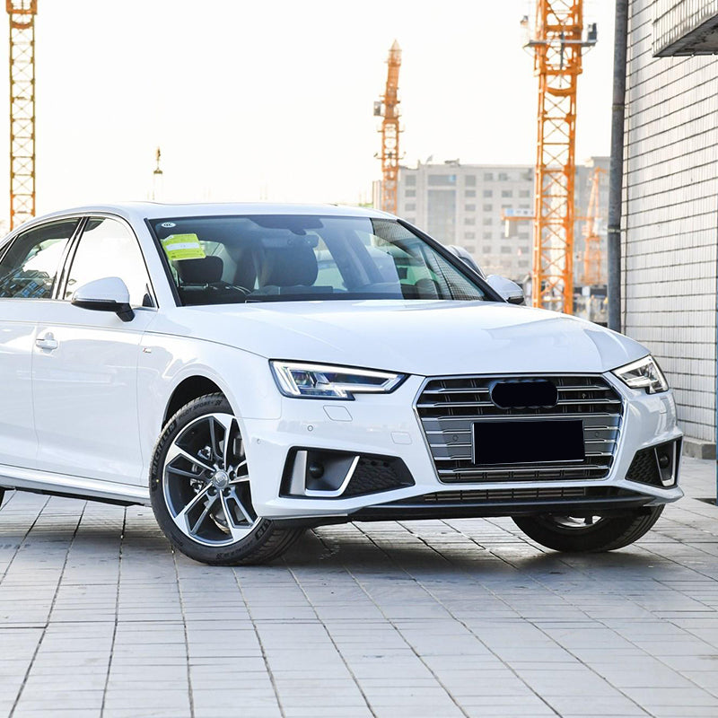 2019 For Audi A4 S4 B9 Front Bumper Down Grille Honeycomb Style S line Fog Light Grilles