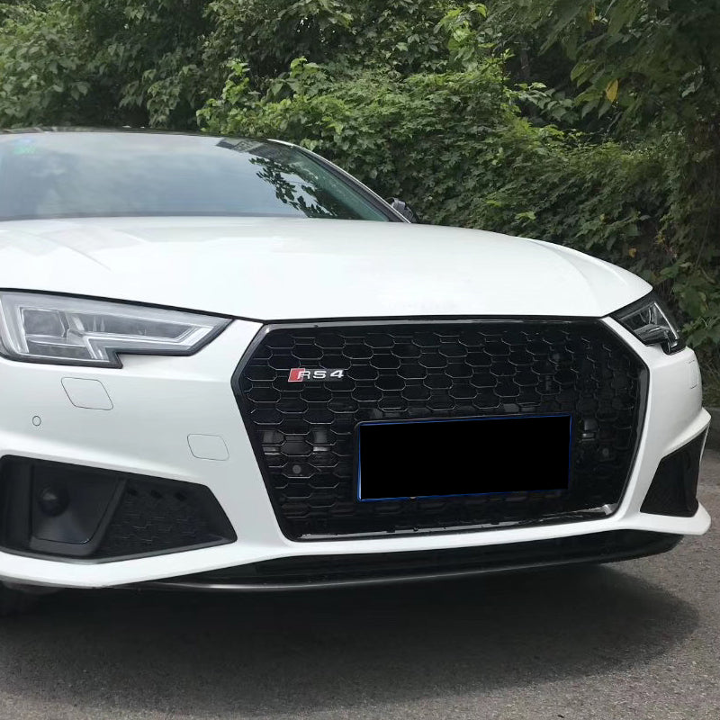 2017-2019 For Audi A4 S4 B9 RS4 Style Honeycomb Front Grille