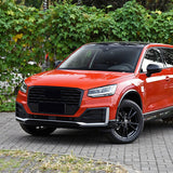 2018-2020 For Audi Q2 SQ2 J11 Front Bumper Down Grille Honeycomb Style Fog Light Grilles