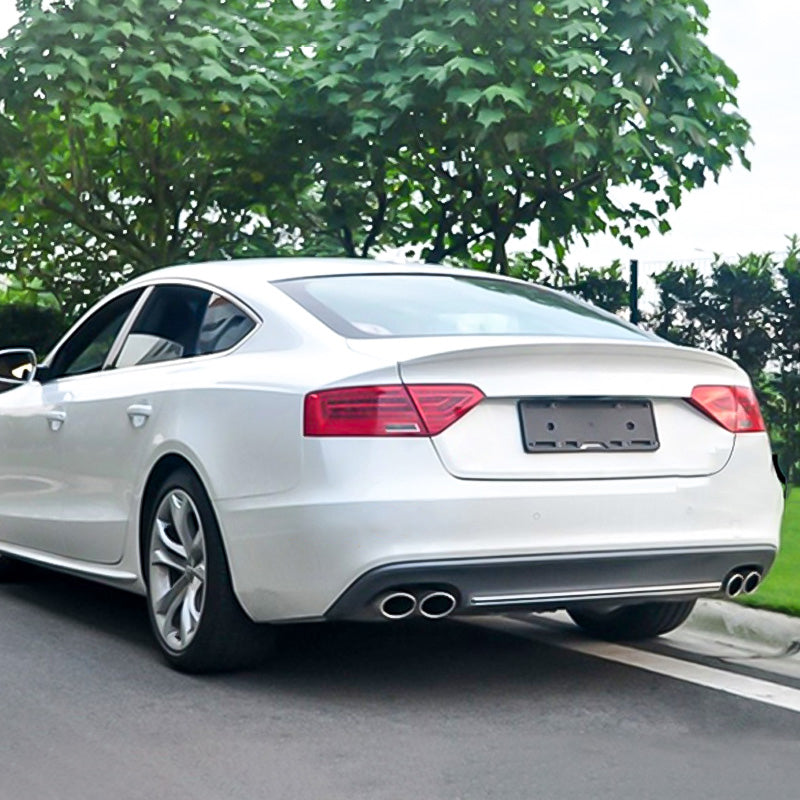 2012-2016 For Audi A5 S5 B8.5 Audi S5 Style A5 Non S line diffuser with tailpipe Exhaust Tips