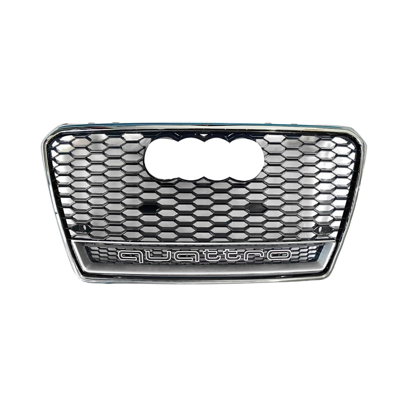 2009-2015 For Audi A7 S7 C7 RS7 Style Honeycomb Grille With Lower Mesh