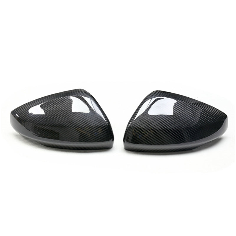 2010-2018 For Audi A1 S1 8X Dry Carbon Fiber Mirror Caps Real Carbon Fiber