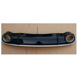2008-2012 For Audi A4 S4 B8 Rear Diffuser With Tailpipe