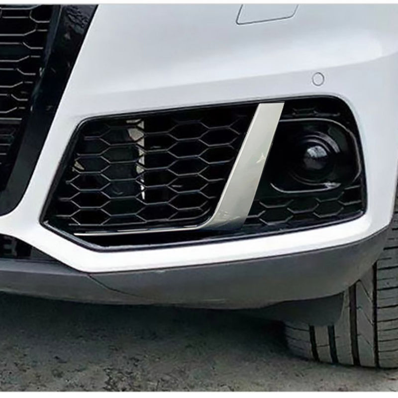 2019-2021 For Audi Q5 SQ5 B9 Front Bumper Down Grille Honeycomb Style Non S Line Fog Light Grilles