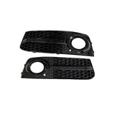 2008-2012 For Audi A4 S4 B8 A4 B8 Front Bumper Down Grille Honeycomb Style Non S line Fog Light Grilles