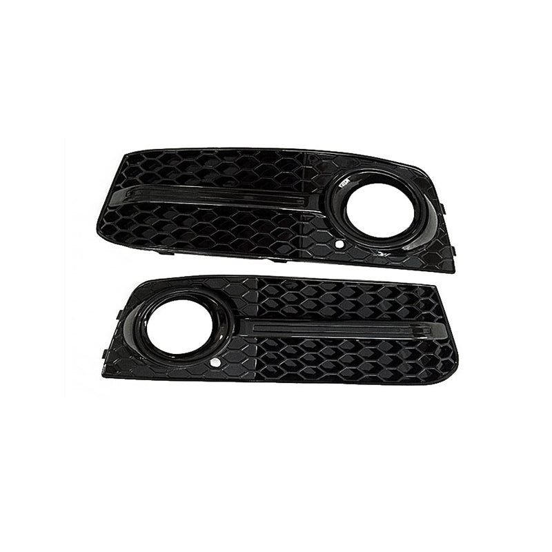 2008-2012 For Audi A4 S4 B8 A4 B8 Front Bumper Down Grille Honeycomb Style Non S line Fog Light Grilles