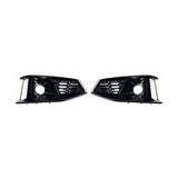 2020-2024 For Audi A4 S4 B9.5 Front Bumper Down Grille Honeycomb Style Non S line Fog Light Grilles