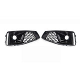 2019 For Audi A4 S4 B9 Front Bumper Down Grille Honeycomb Style S line Fog Light Grilles