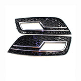 2013-2016 For Audi A4 S4 B8.5 Front Bumper Down Grille Honeycomb Style Non S line Fog Light Grilles