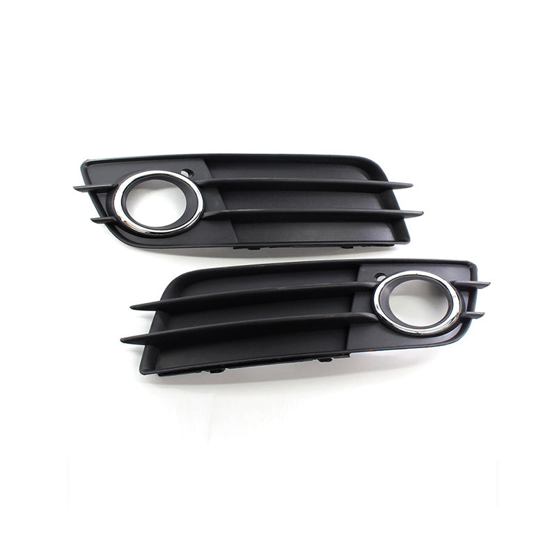 2008-2012 For Audi A4 S4 B8 Front Bumper Down Grille Honeycomb Style S line Fog Light Grilles