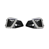 2020-2024 For Audi A4 S4 B9.5 Audi Front Bumper Down Grille Honeycomb Style S line Fog Light Grilles