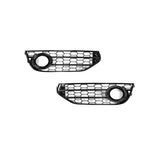 2013-2016 For Audi A4 S4 B8.5 Front Bumper Down Grille Honeycomb Style Allroad Fog Light Grilles