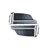 2017-2019 For Audi A5 S5 B9 Audi Front Bumper Down Grille Honeycomb Style S-line Fog Light Grilles