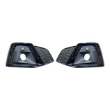 2020-2024 For Audi A5 S5 B9.5 Front Bumper Down Grille Honeycomb Style Fog Light Grilles
