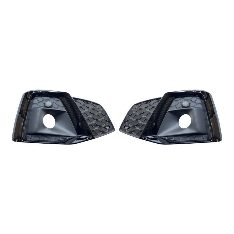 2020-2024 For Audi A5 S5 B9.5 Front Bumper Down Grille Honeycomb Style Fog Light Grilles