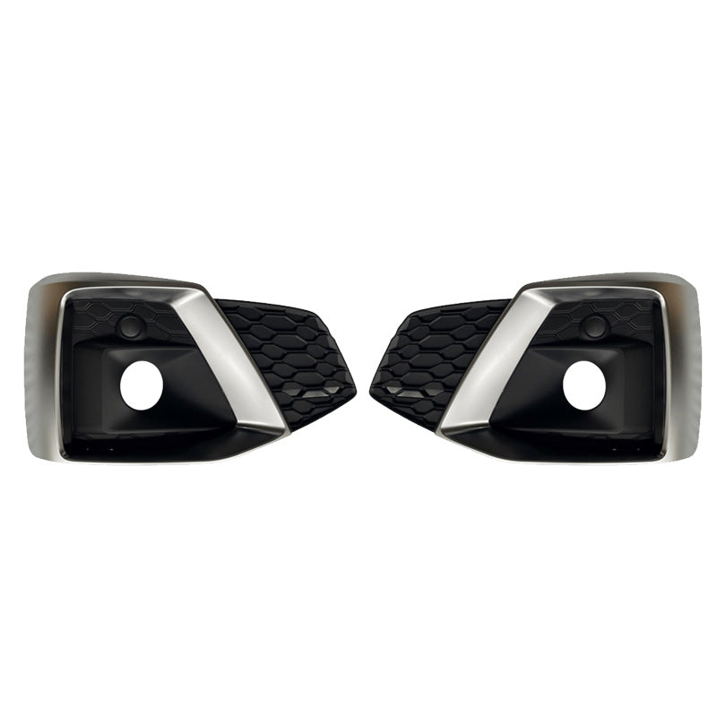 2020-2024 For Audi A5 S5 B9.5 Front Bumper Down Grille Honeycomb Style Fog Light Grilles