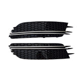 2012-2015 For Audi A6 S6 C7 Audi Front Bumper Down Grille Honeycomb Style Non S Line Fog Light Grilles