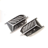 2019-2022 For Audi A6 S6 C8 Front Bumper Down Grille Honeycomb Style S Line Fog Light Grilles