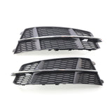 2016-2018 For Audi A6 S6 C7.5 Audi Front Bumper Down Grille Honeycomb Style S Line Fog Light Grilles