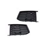 2019-2022 For Audi A6 S6 C8 Front Bumper Down Grille Honeycomb Style S Line Fog Light Grilles