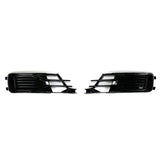 2016-2018 For Audi A6 S6 C7.5 Front Bumper Down Grille Honeycomb Style Non S Line Fog Light Grilles
