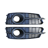 2016-2018 For Audi A6 S6 C7.5 Audi Front Bumper Down Grille Honeycomb Style S Line Fog Light Grilles