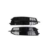 2012-2015 For Audi A6 S6 C7 Front Bumper Down Grille Honeycomb Style S Line Fog Light Grilles