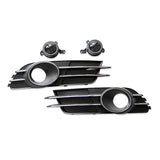 2012-2015 For Audi A6 S6 C7 Audi Front Bumper Down Grille Honeycomb Style Non S Line Fog Light Grilles