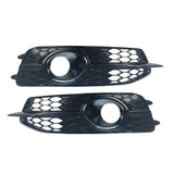 2012-2015 For Audi A6 S6 C7 Front Bumper Down Grille Honeycomb Style S Line Fog Light Grilles