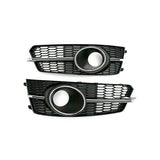 2016-2018 For Audi A6 S6 C7.5 Audi Front Bumper Down Grille Honeycomb Style S Line Fog Light Grilles