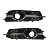 2012-2015 For Audi A6 S6 C7 Front Bumper Down Grille Honeycomb Style S Line Fog Light Grilles