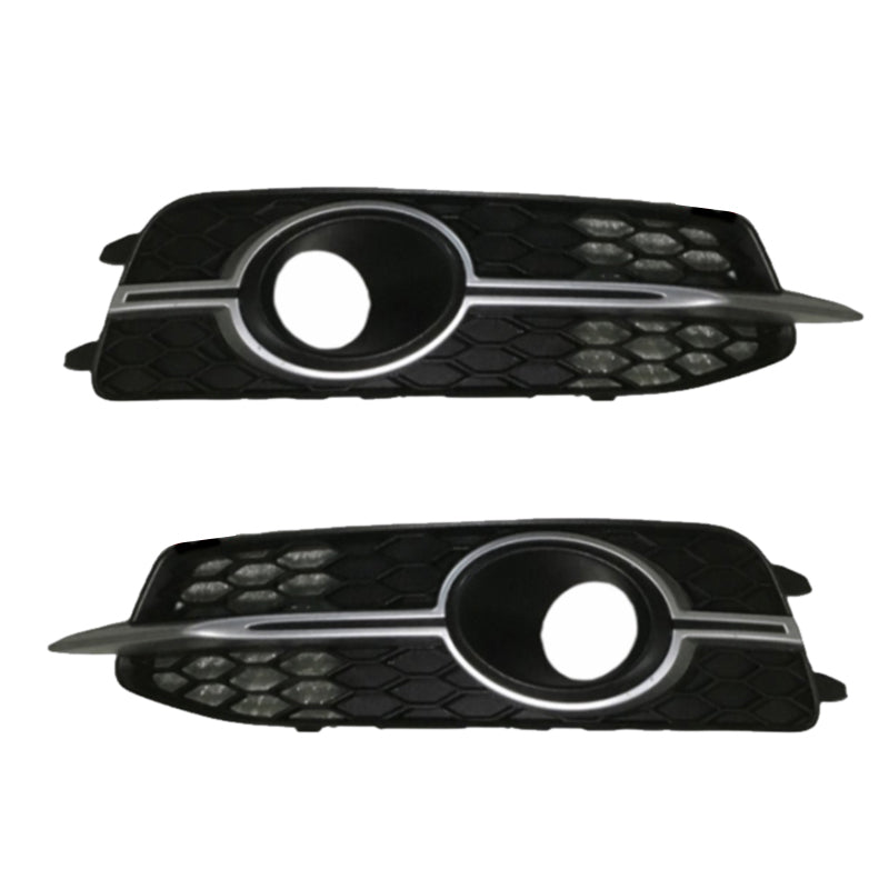 2012-2015 For Audi A6 S6 C7 Front Bumper Down Grille Honeycomb Style S Line Fog Light Grilles